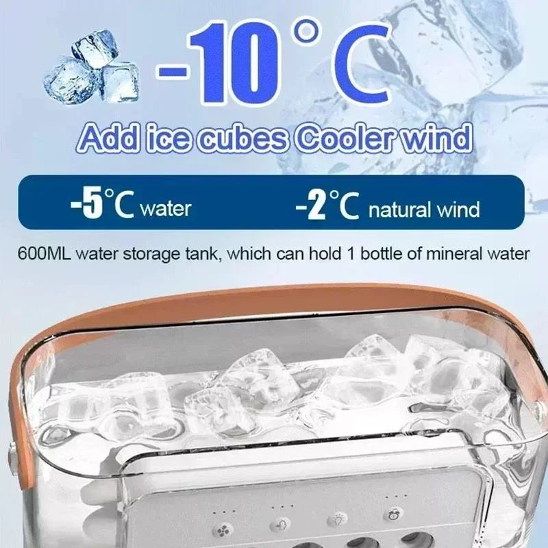 Portable 3 in 1 Fan Air Conditioner Household Small Air Cooler LED Night Lights Air Adjustment Home Fans Dropshipping