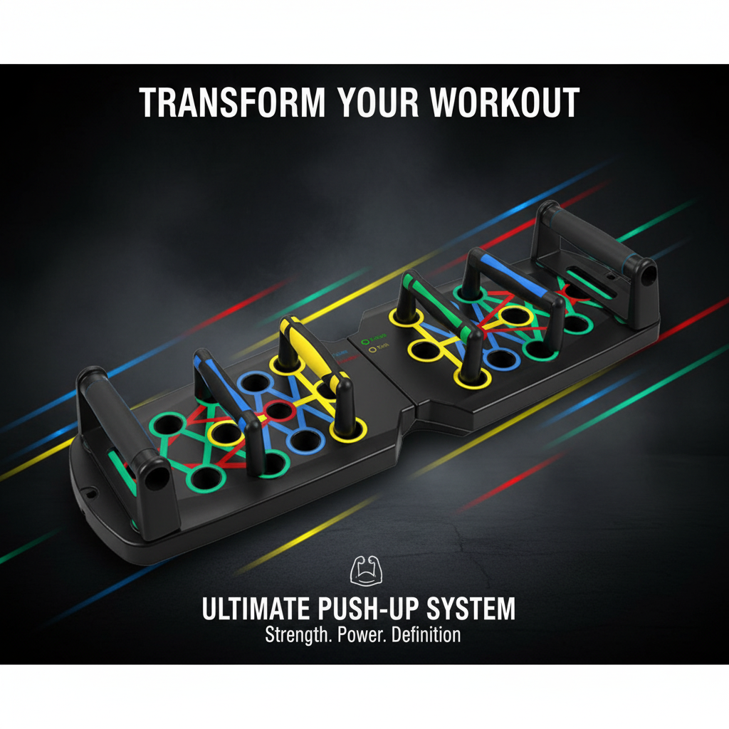 Dark Background Push-up Board Banner