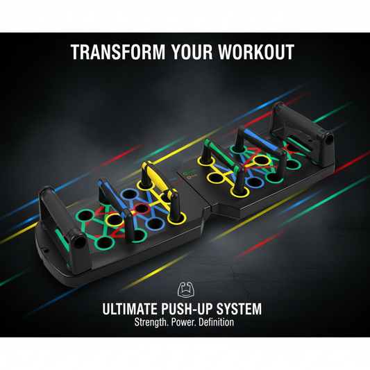 Dark Background Push-up Board Banner